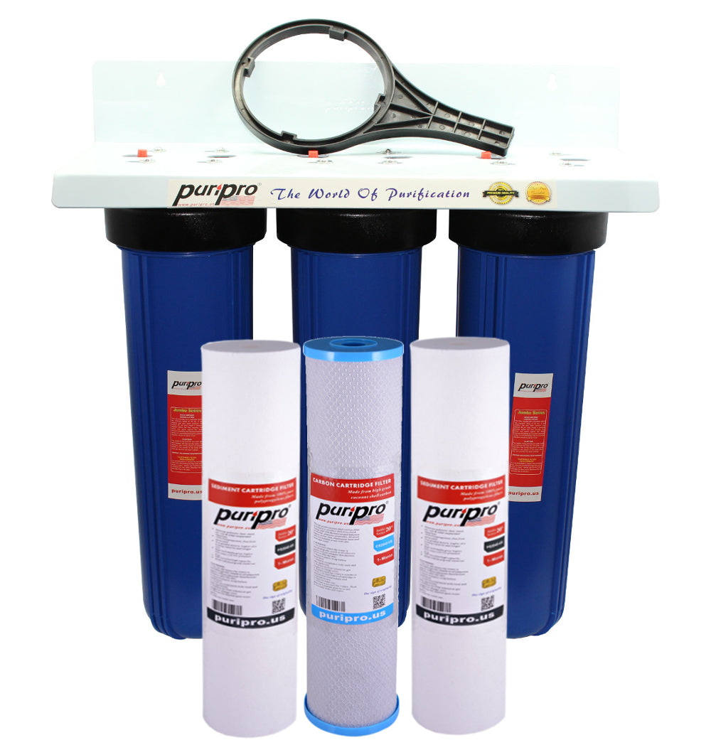 Whole House Water Purifier - Puri Gold - 20” Jumbo Series