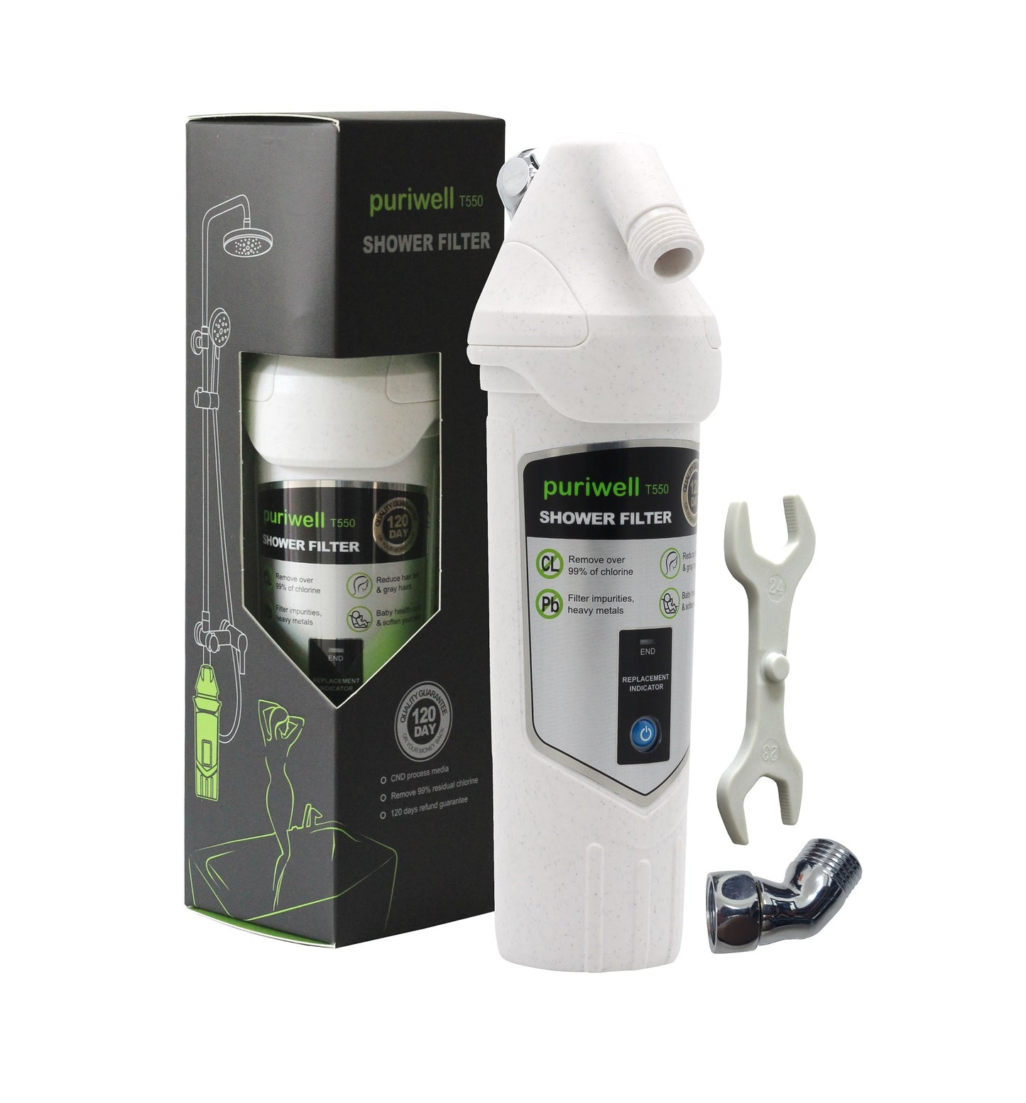 Puriwell Shower Purifier By PuriPro