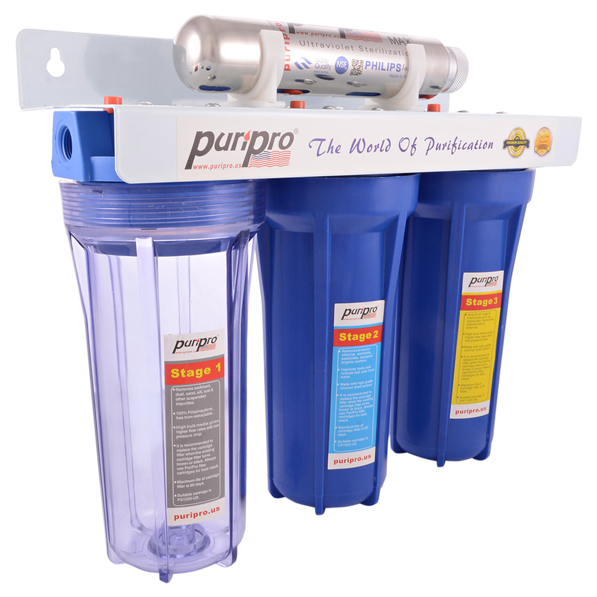 PuriPro Puri Triplex Drinking Water System